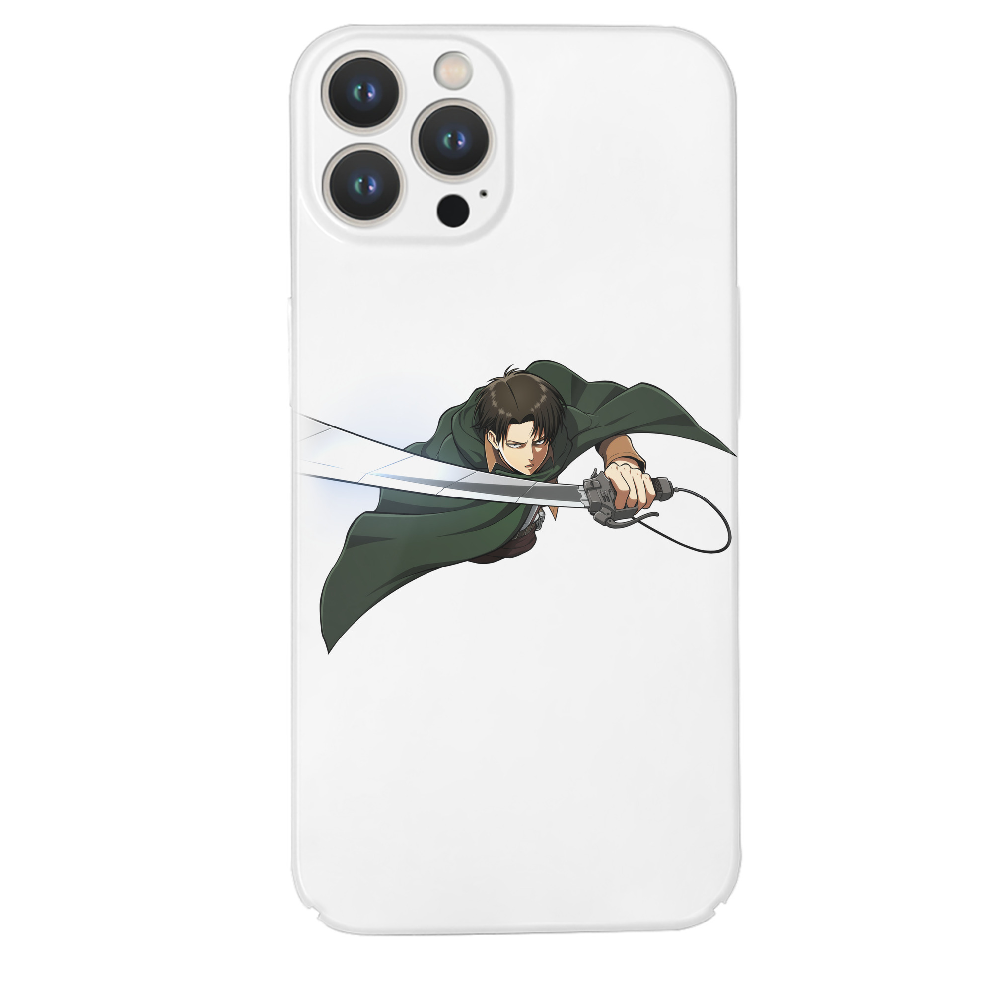 （画像用） 進撃の巨人 リヴァイ·アッカーマン Attack on Titan Levi Ackerman 【iPhone 14シリーズ対応】ハードケース